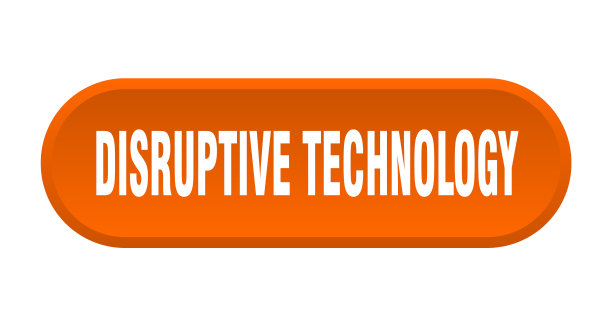 颠覆技术按钮圆角标志上图片下载