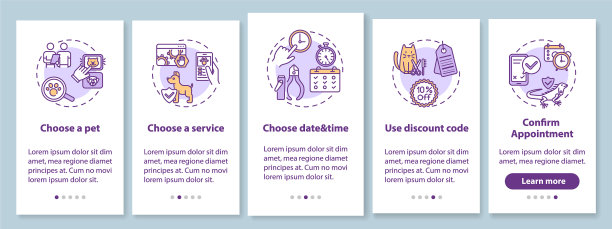 美容沙龙服务应用程序上的移动应用程序图片下载