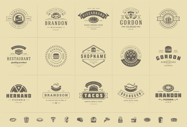 快餐标志很好图片下载