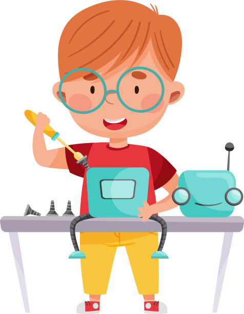 微笑的男孩性格工程和图片下载