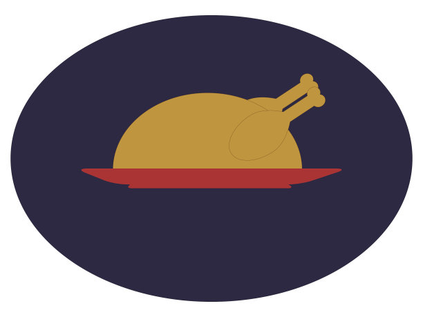 火鸡象征着感恩节和圣诞节图片下载