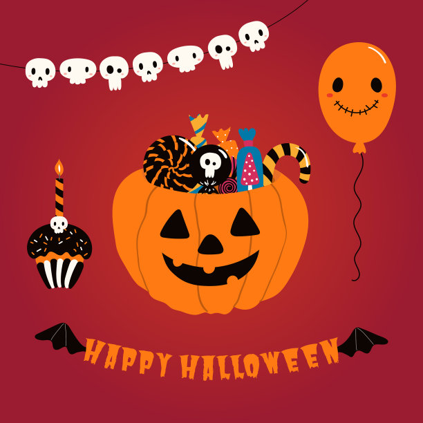 万圣节糖果袋图片下载