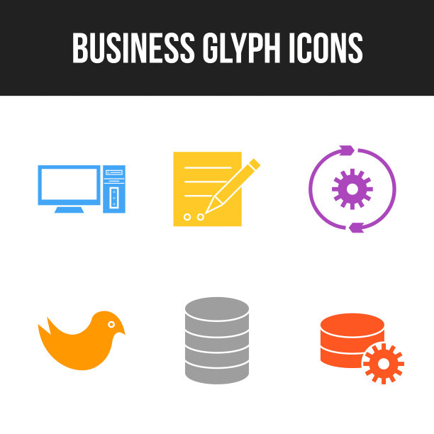 美丽的商业图标用于商业用途图片下载