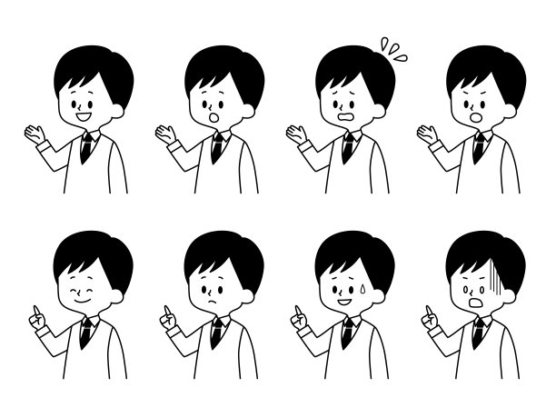 学生面部表情集图片下载