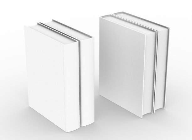 模板空精装书模型图片下载