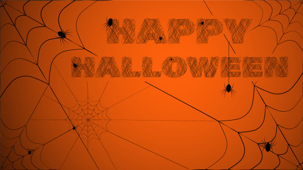 万圣节派对背景原创问候图片下载