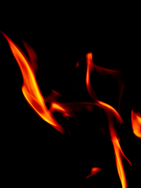 火焰火焰燃烧发光的黑色背景，美丽的抽象火焰熊熊燃烧的orane和红色火焰显示高和力量的能量，照片美丽的图形创意设计火焰墙纸和图案图片下载