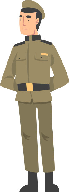 陆军士兵步兵军人的性格图片下载
