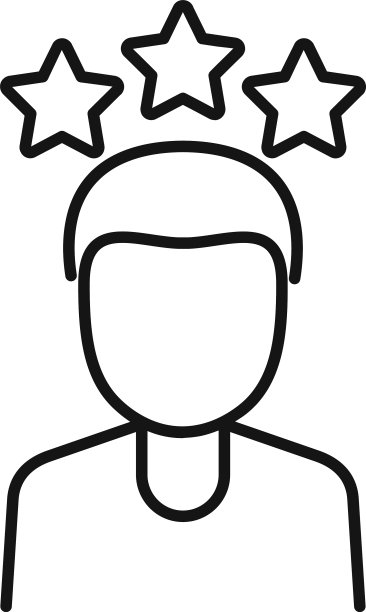 影响声誉图标轮廓风格图片下载