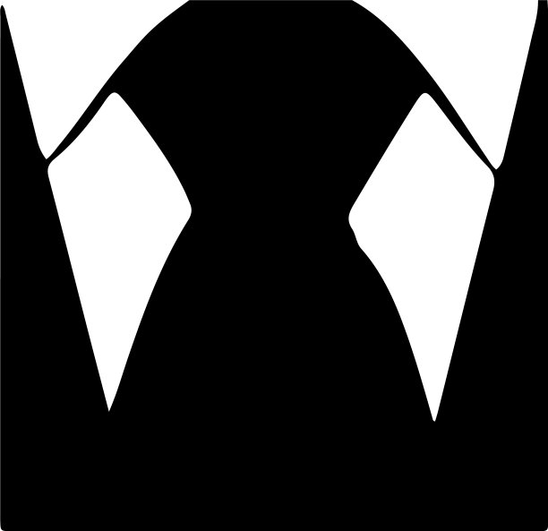 领带图标孤立在白色背景图片下载