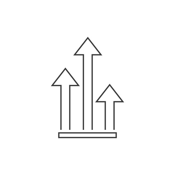 业务增长-向量线图标图片下载