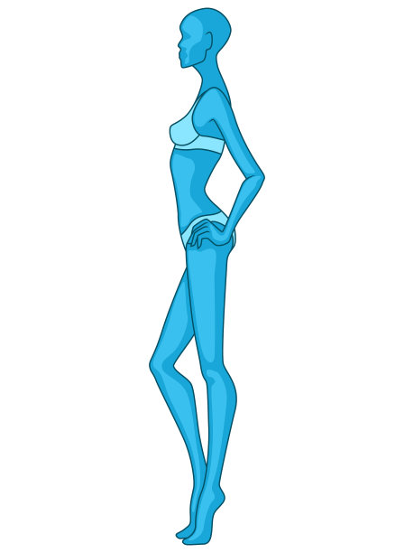 抽象的轮廓的女人图片下载