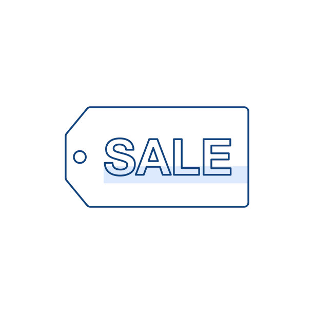 销售图标孤立的白色背景。图片下载
