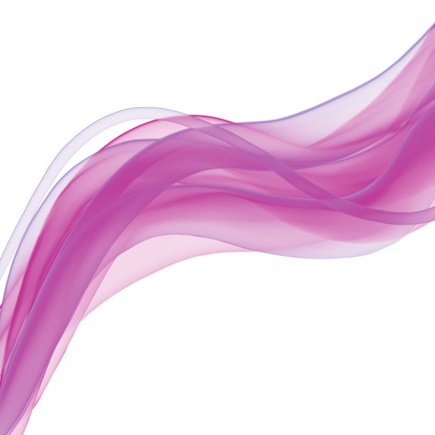 粉色抽象波浪线。半透明的酒精墨水。艺术图片下载