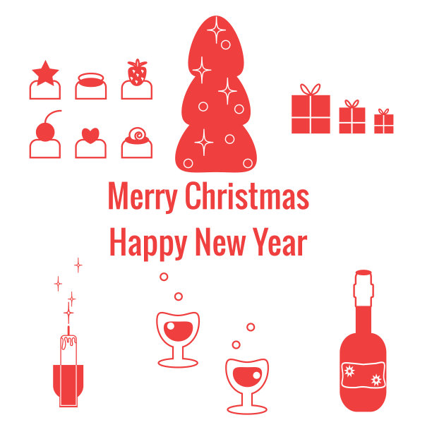 设置元素的新年圣诞2021年新的图片下载