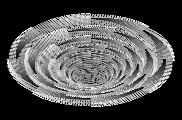 隧道或虫洞抽象设计元素图片下载