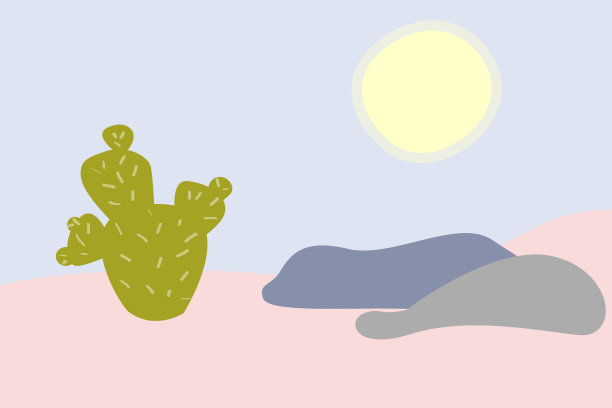 非洲主题。彩色矢量卡通平面插图图片下载