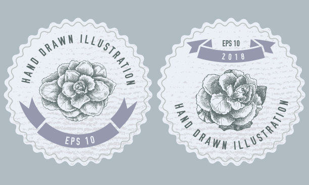 单色标签设计用的图片下载