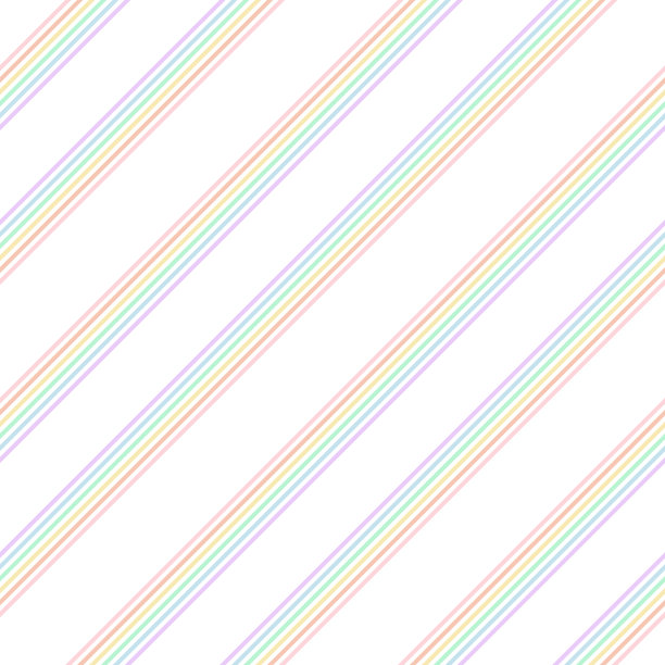 彩虹条纹无缝图案背景中图片下载