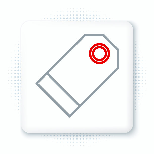 行空白标签模板价格标签图标隔离图片下载