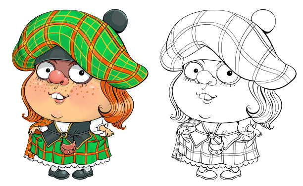 有趣的卡通人物英国图片下载