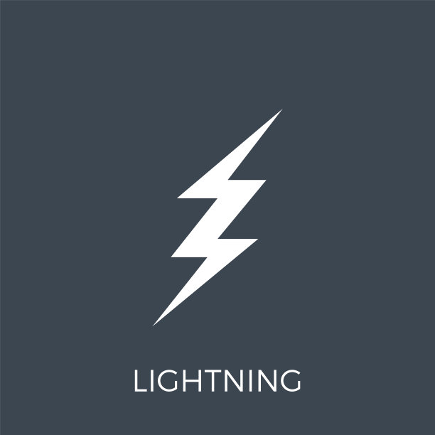 闪电图标图片下载