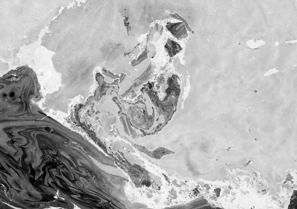 抽象复古的黑白大理石背景。装饰灰度亚克力大理石纹理。图片下载