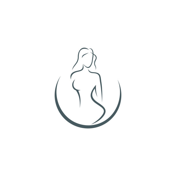 标志设计为美容院美发沙龙化妆品图片下载