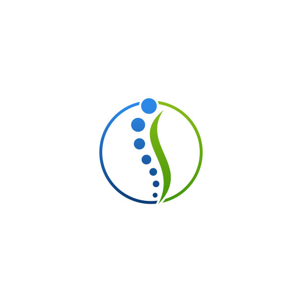 脊椎推拿标志脊椎护理标志图片下载