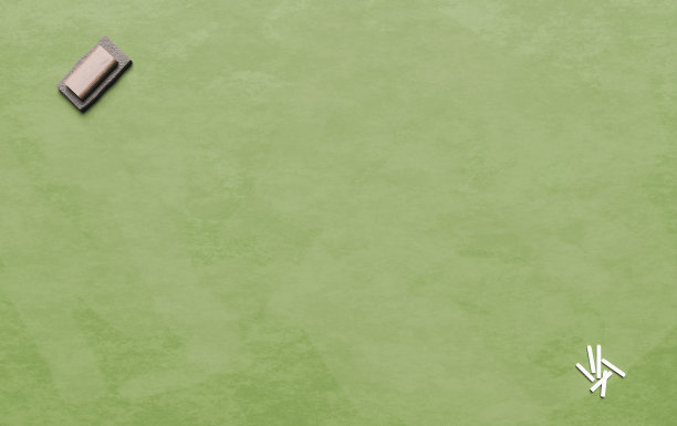 学校黑板纹理背景与橡皮和粉笔图片下载