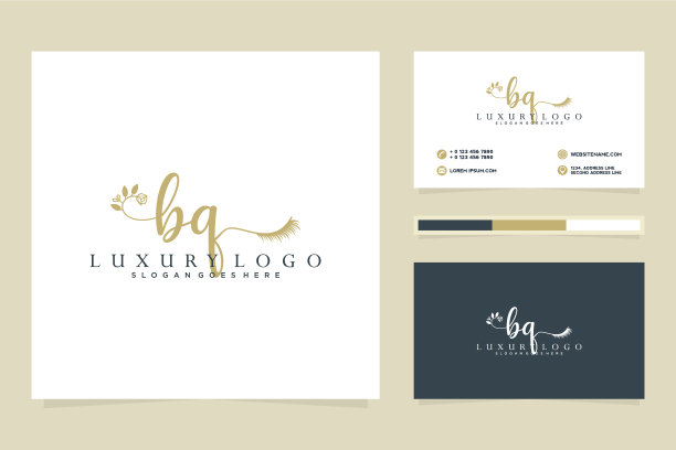 最初的bq女性标志系列和业务图片下载