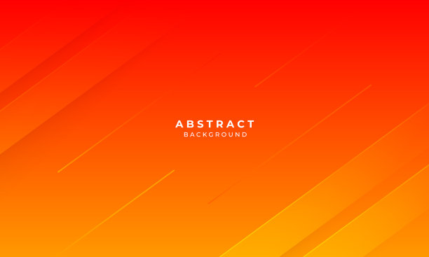 渐变橙色背景抽象创意图片下载