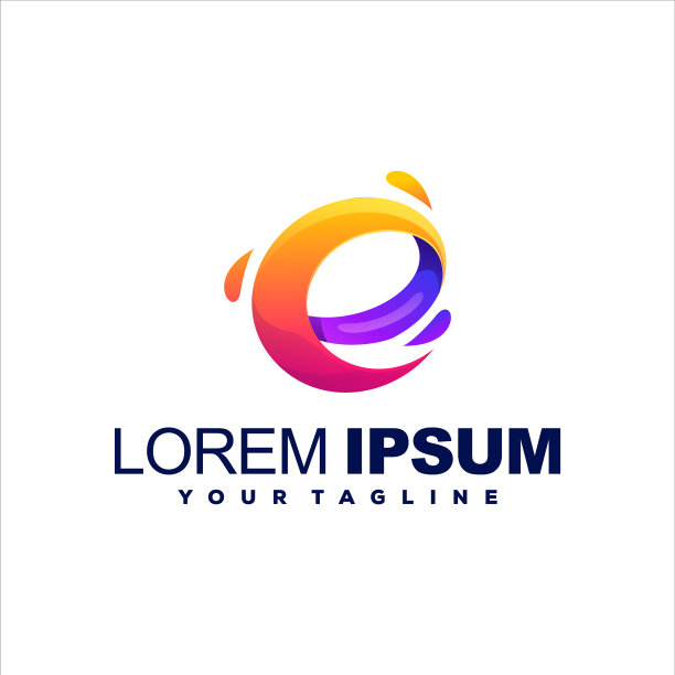 字母渐变标志设计图片下载