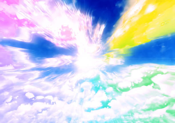 阳光和蓝天的抽象背景图片下载