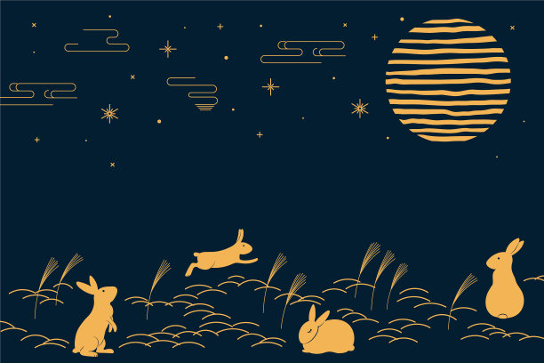 中秋贺卡设计图片下载