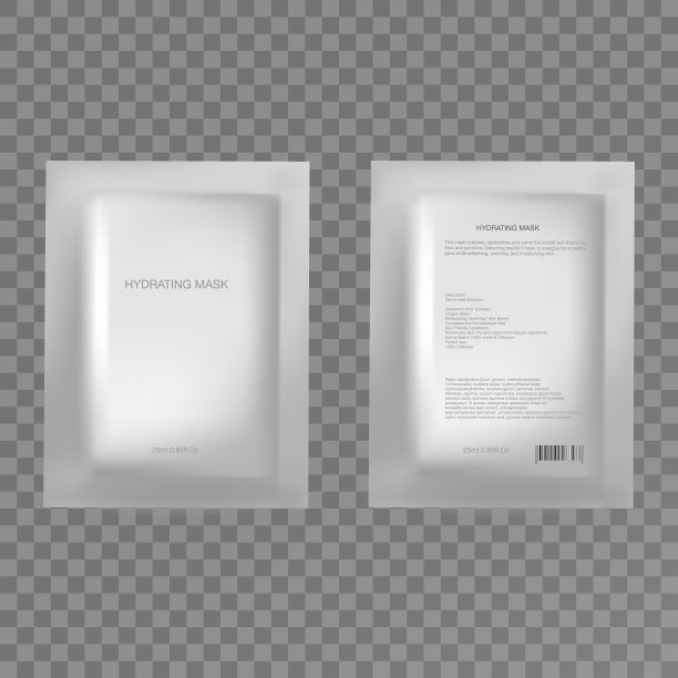 现实的空白包装一次性铝箔图片下载