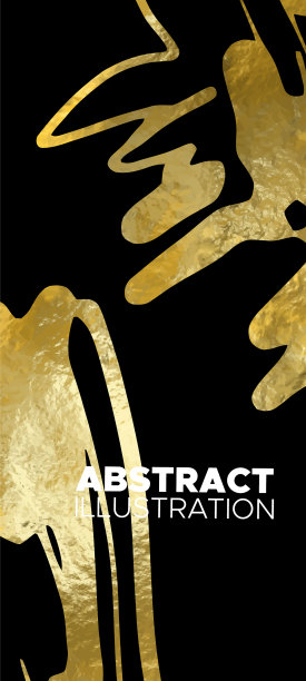 黑色和金色设计模板的旗帜图片下载