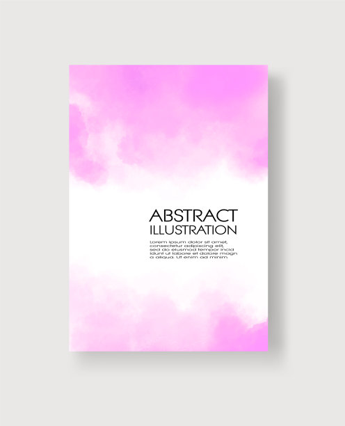 彩绘水彩横幅设计图片下载