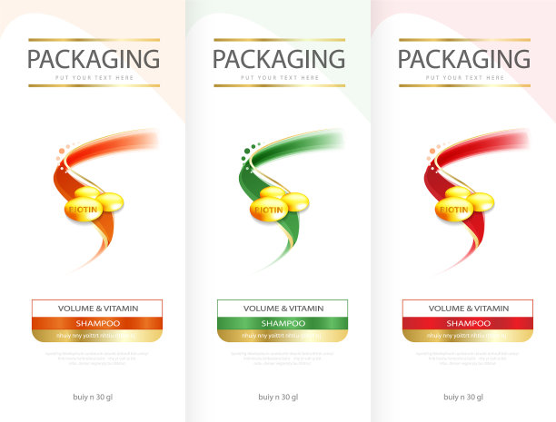 头发护理设计、洗发水设计、化妆品设计图片下载