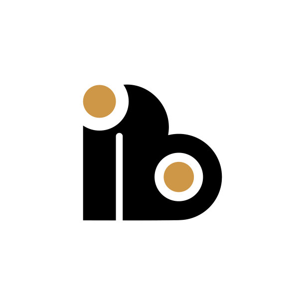 字母IB或BI标志设计图片下载