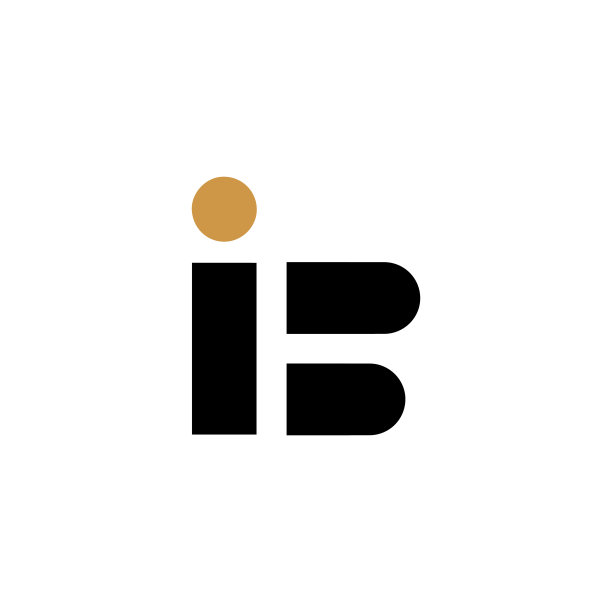字母IB或BI标志设计图片下载