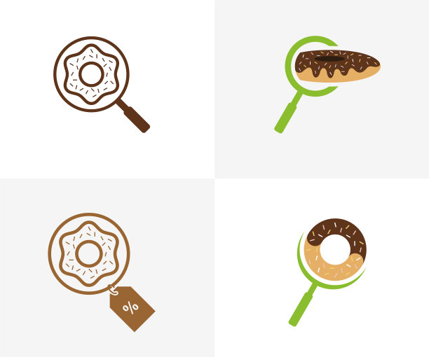 设置甜甜圈搜索logo设计模板面包店图片下载