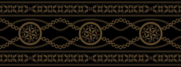 古董的模式。东方卡片和封面背景图片下载