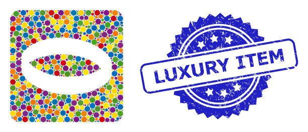 橡胶豪华项目邮票和彩色马赛克黄金图片下载