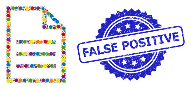 刮假阳性印章印章和彩色图片下载