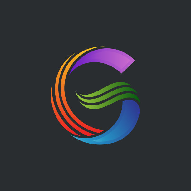 首字母g标志模板图片下载