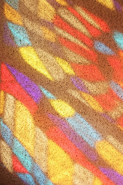 彩色玻璃窗的影子图片下载