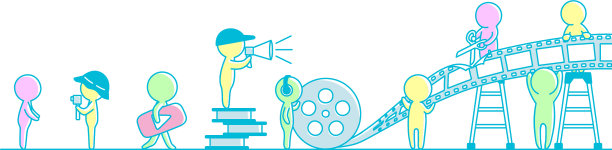 人们拍摄视频和编辑摄像师图片下载