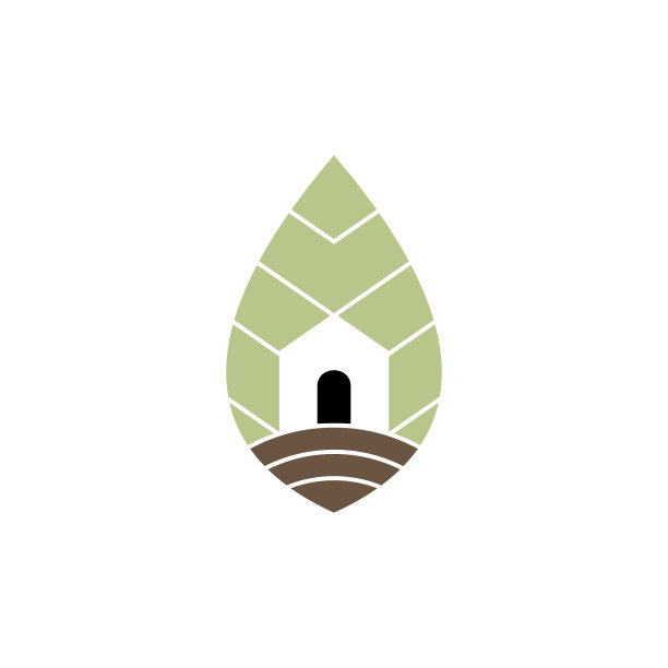 生态房屋标志图片下载