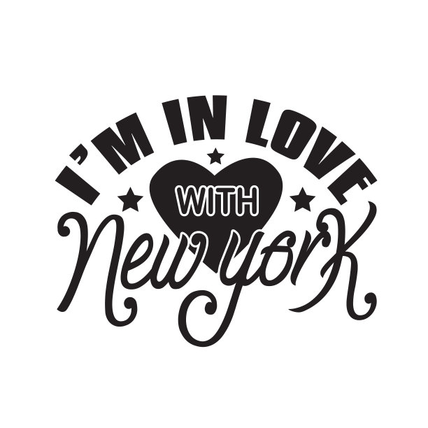 纽约的格言和标语很适合我的t恤图片下载